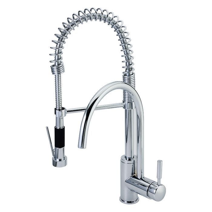 Monomando Gourmet Twin para fregadero cromo