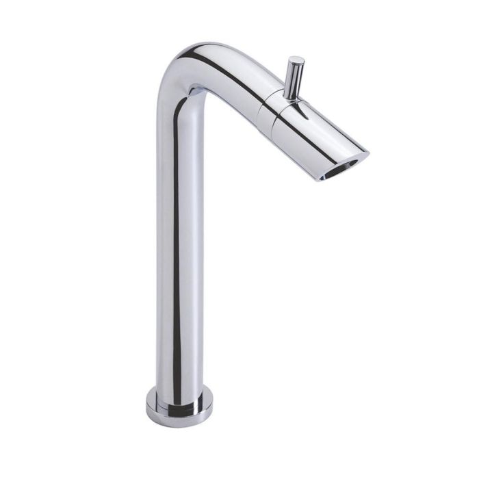 Monomando Bamboo alto para lavabo con desagüe de push