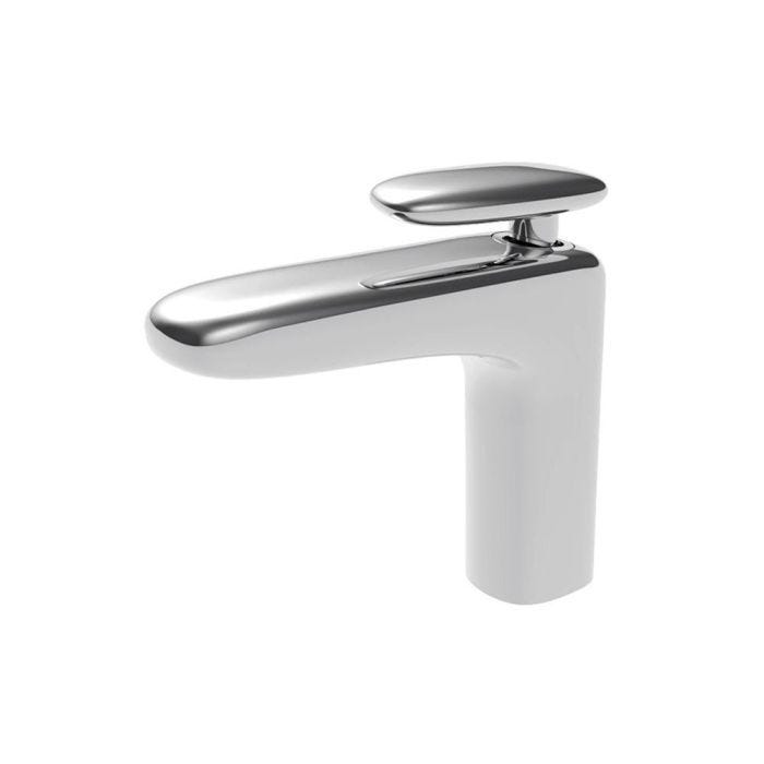 Monomando Land para lavabo con contra de push cromo