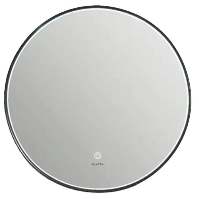 Espejo de Baño LED Touch Redondo 60 cm Marco de Aluminio Allapsa
