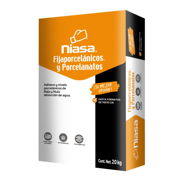 Fijaporcelánicos y porcelanatos blanco 20 kg