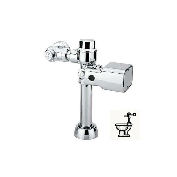 Fluxómetro de sensor electrónico para taza flux cromo 38 mm