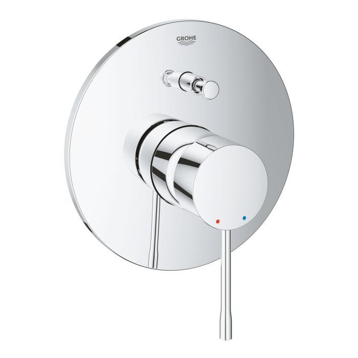 Monomando para Regadera y Tina Essence sin Válvula con Desviador Cromado Grohe