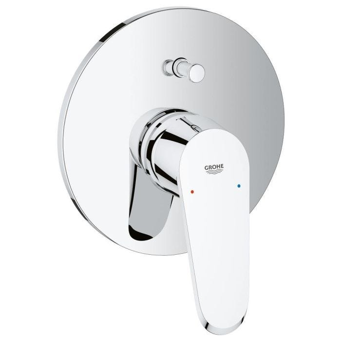 Monomando para Regadera y Tina Eurodisc Cosmopolitan sin Válvula con Desviador Cromado Grohe
