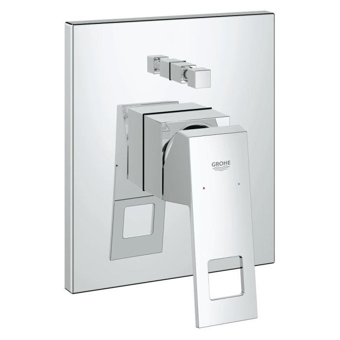Trim para Ducha y Tina con Desviador Eurocube Cromado Grohe