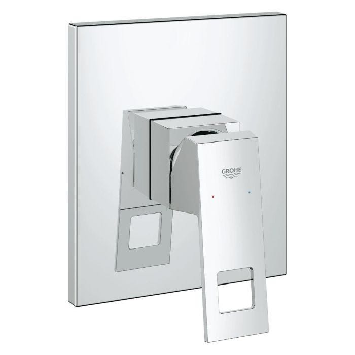Monomando de Ducha Eurocube 1/2" Cromo Grohe (solo juego de acabado)