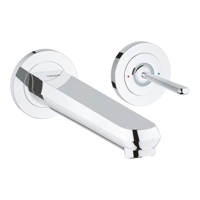 Grifería para Lavabo 2 Orificios Eurodisc Joy L Cromado Grohe