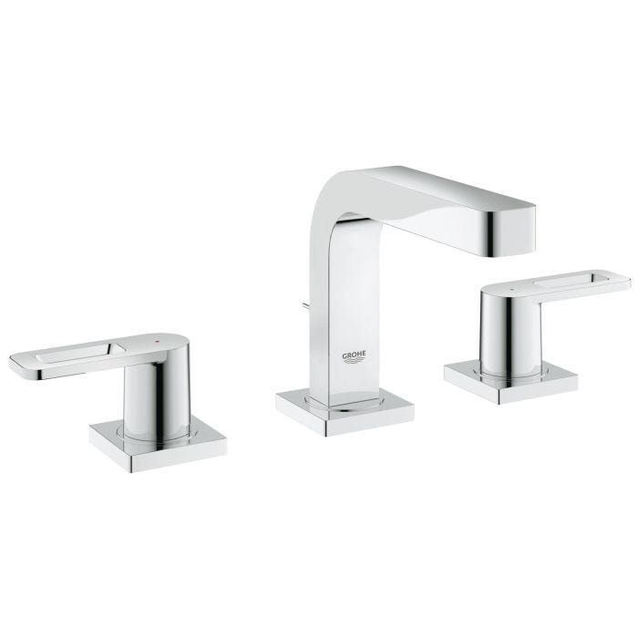 Llave Quadra para Lavabo de 3 Orificios con Manerales Cromo Grohe