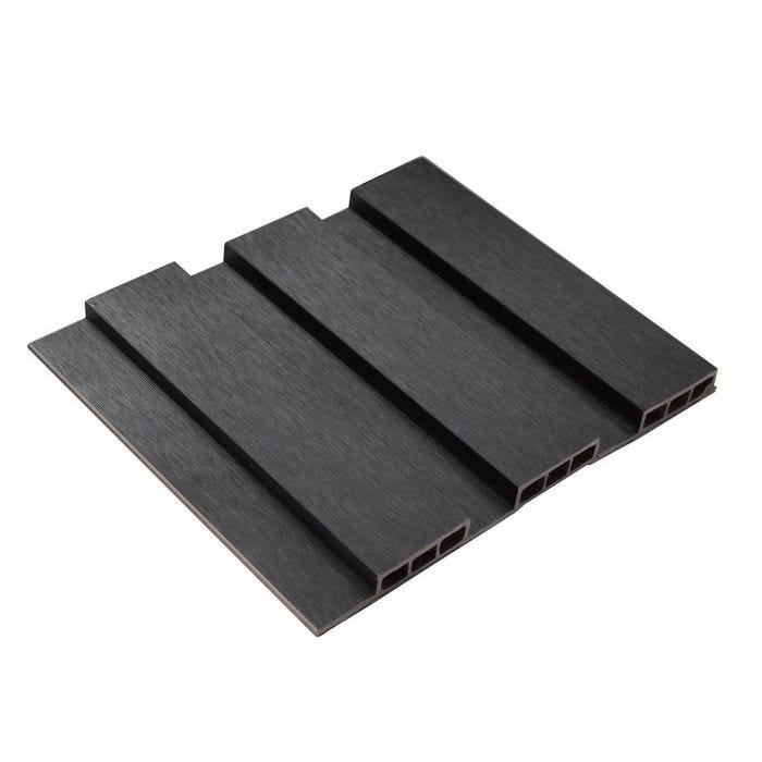 Panel Solid WPC 19.5 x 290 cm black