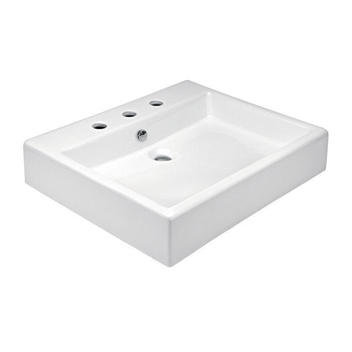 Lavabo Sobreponer  3p Con Rebosadero Lucerna B