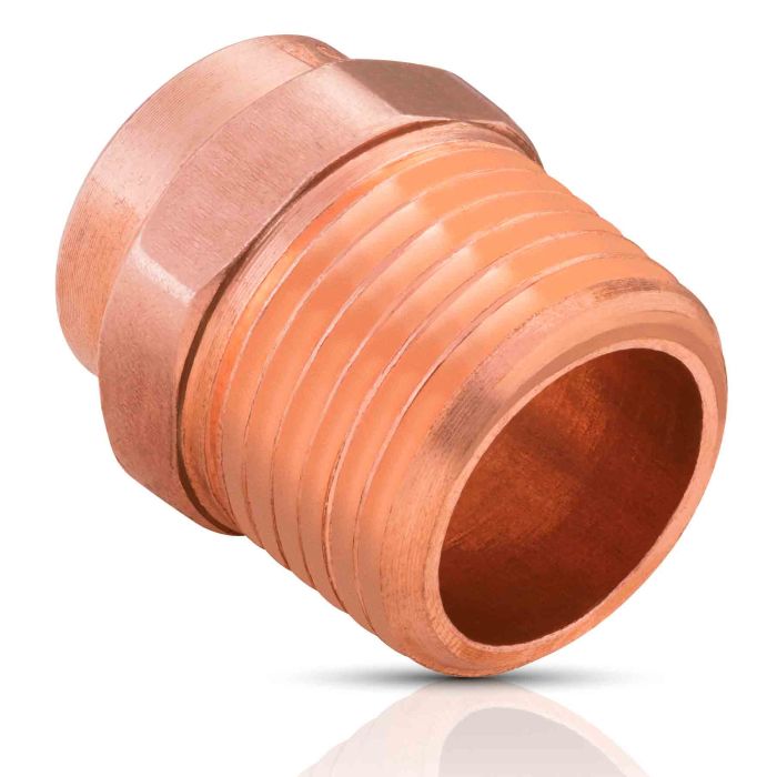 Conector de latón con rosca exterior iusa 1/2”