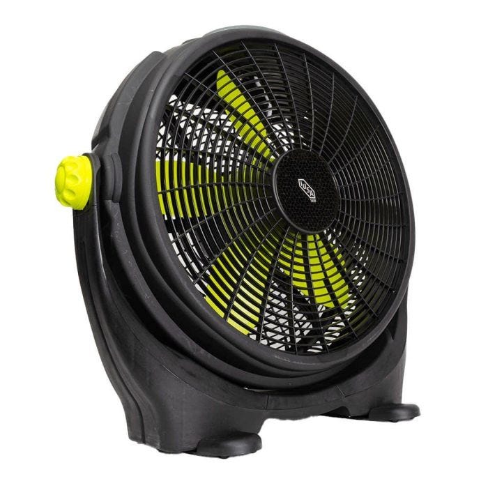 Ventilador de piso de 20" con perilla de tres velocidades