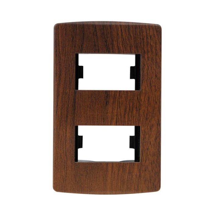 Placa scudetto decore oxford de 2 ventanas