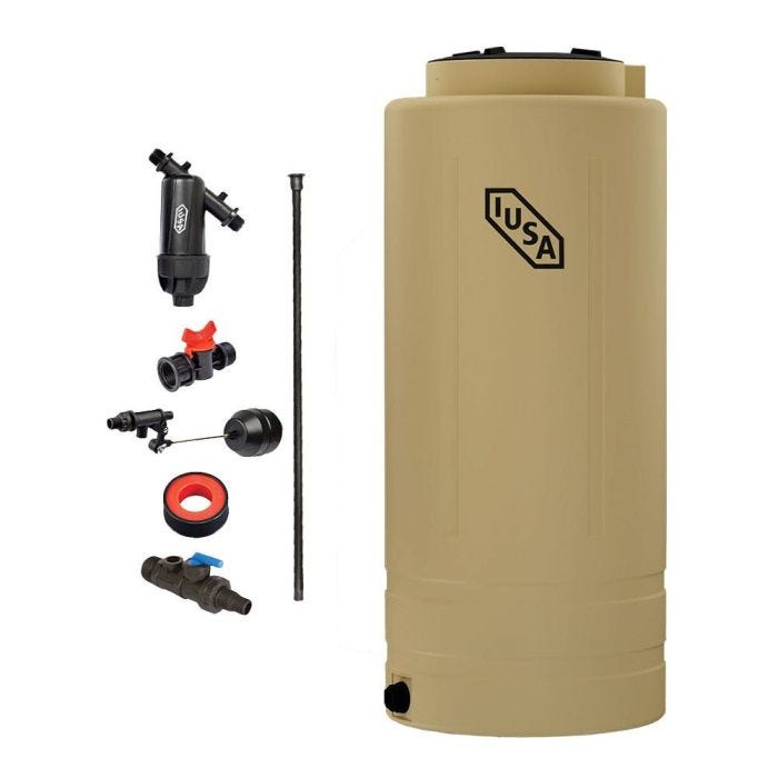 Tinaco slim beige 1100 l con accesorios