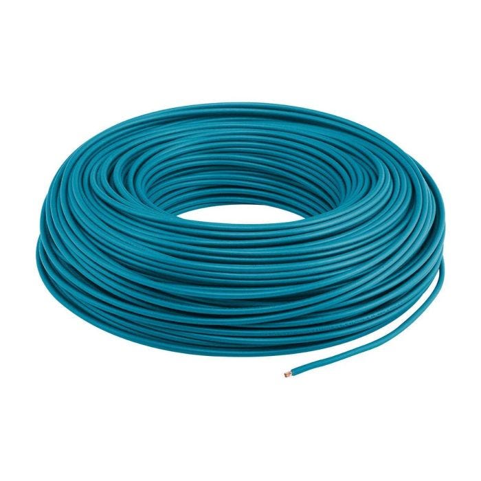 Cable THW-LS / THHW-LS CE RoHS, caja de 100 m, 12 AWG, azul