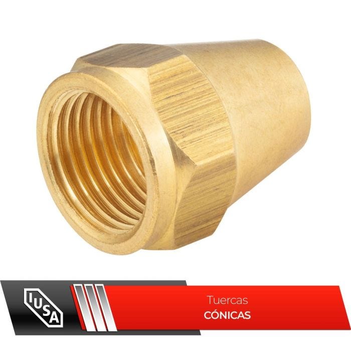 Tuerca cónica 5/16” para controles de gas