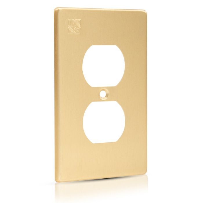 Placa de aluminio para receptáculo