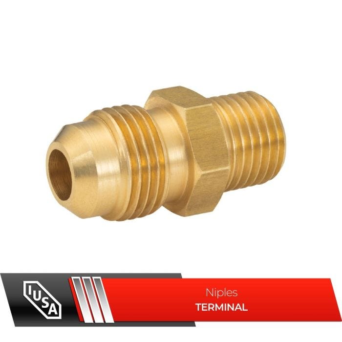 Niple terminal ligero 3/8” x 1/2”