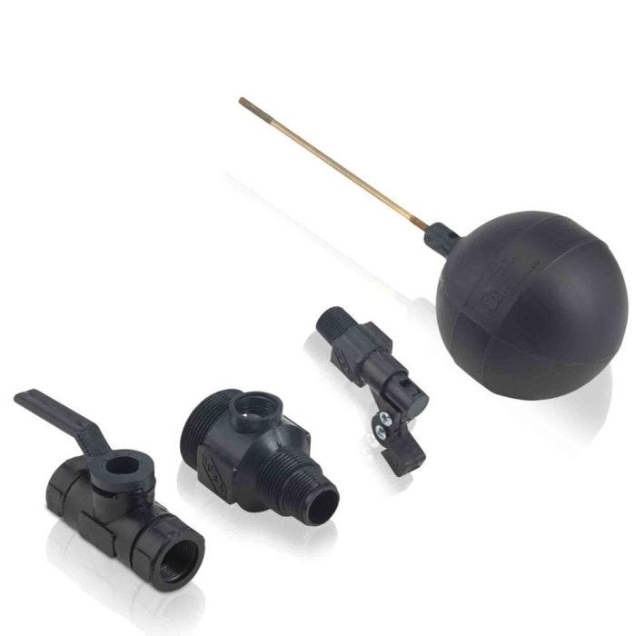 Kit de accesorios de plástico para tinaco