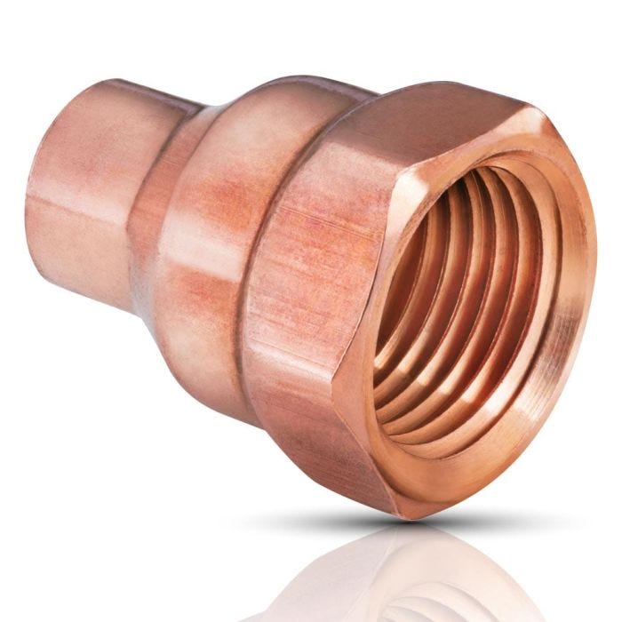 Conector con rosca interior reducida nibco 3/4” x 1/2”