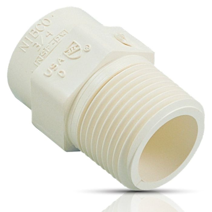 Adaptador de cpvc tipo macho 19 mm (3/4")
