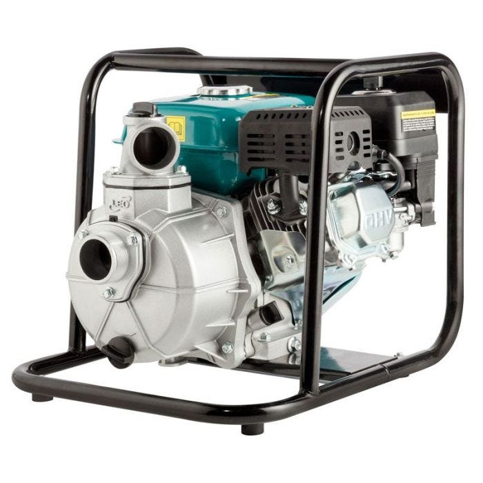 Motobomba a gasolina 6.5 HP, 2" entrada/salida, IUSA