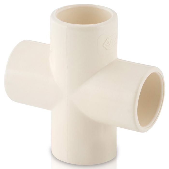 Cruz de cpvc 13 mm (1/2”) para plomería