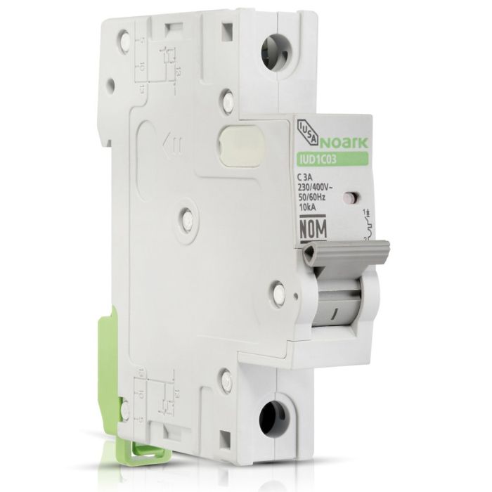 Interruptor termomagnético para riel DIN, 1 polo 40 A