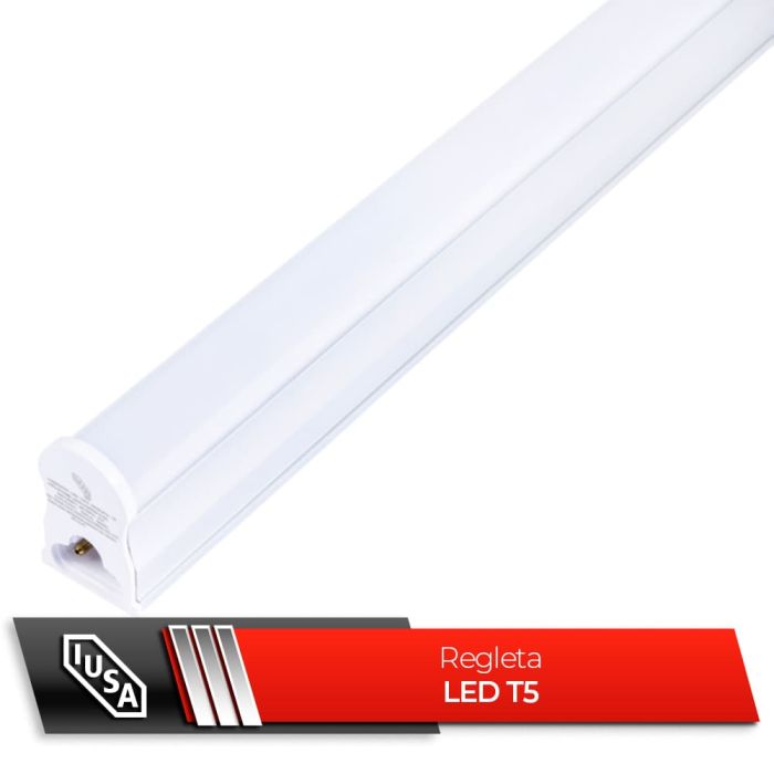Regleta T5 LED, 60 cm, 9W luz blanca, IUSA