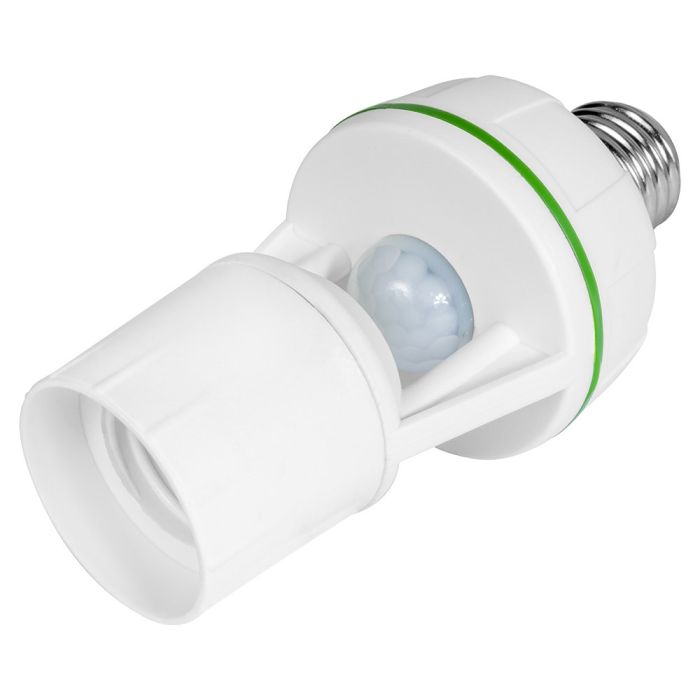 Portalámpara con sensor de movimiento 60 w iusa