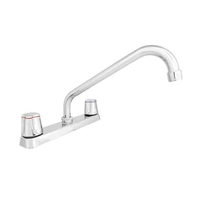 Llave Mezcladora Metálica para Fregadero Ecológica IUSA, 8"