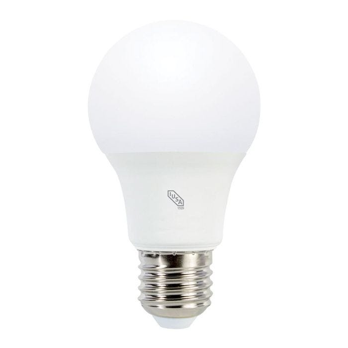 Foco LED Eco A19 luz cálida 9W, IUSA
