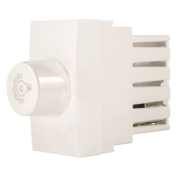 Dimmer scudetto blanco brillante