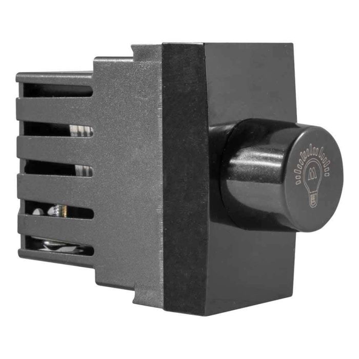 Dimmer scudetto negro brillante