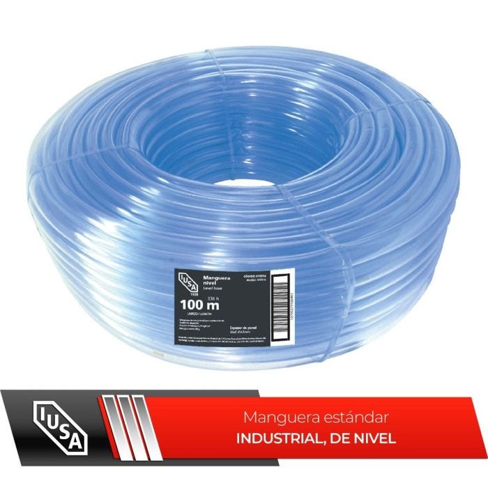 Rollo de Manguera de Nivel, IUSA, 100 m de 3/8"