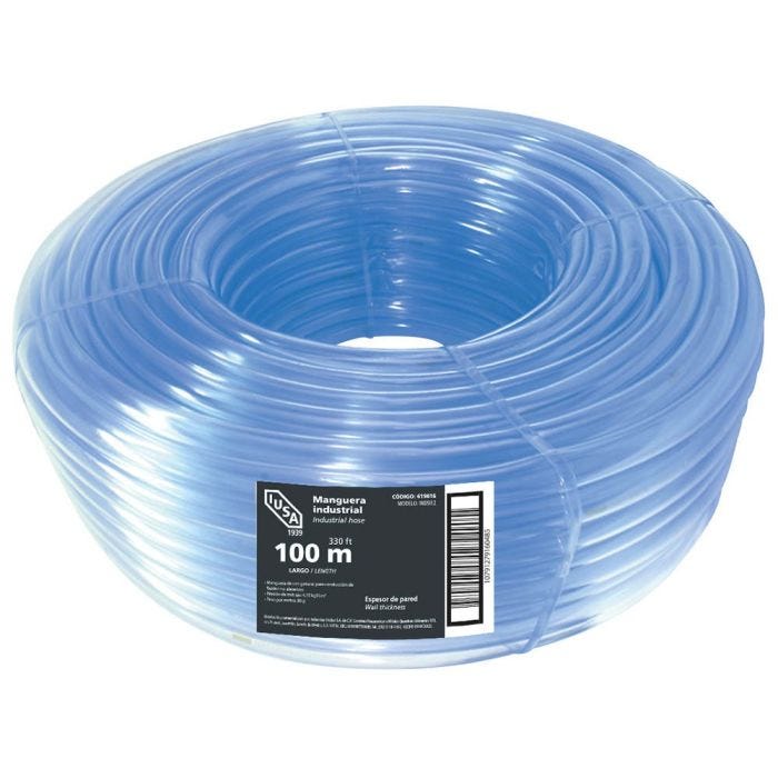 Rollo de Manguera Industrial estándar, IUSA, 100 m de 1"