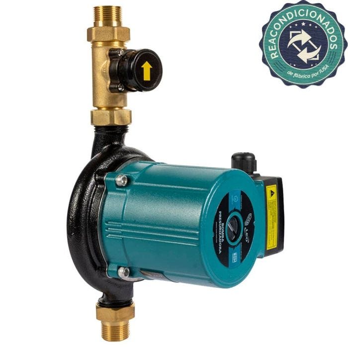 Bomba presurizadora IUSA, 1/3 hp, 3 servicios, reacondicionada