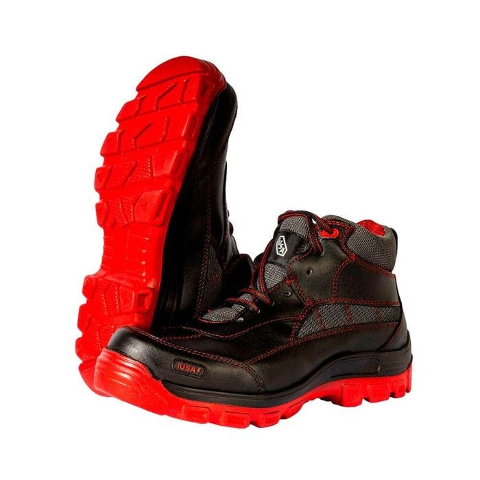 Botas de Seguridad Dieléctricas, IUSA, con Suela Roja No. 26