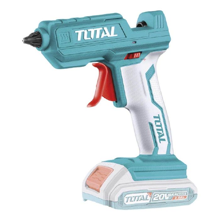 Pistola de silicón inalámbrica 20 V TOTAL