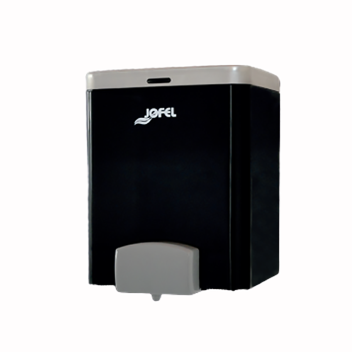 Jabonera acero inoxidable negro 1,400 ml