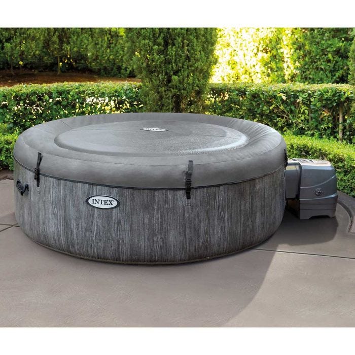 Tina de Hidromasaje Deluxe Inflable para 4 Personas