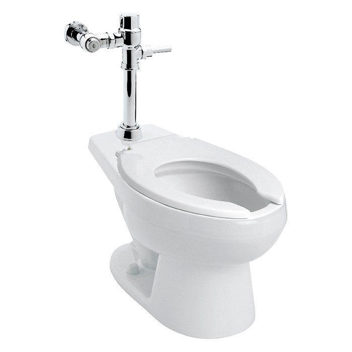 Kit Taza Nao con Fluxómetro de Manija 110-38-3.5 y Asiento AF-1 3.5 L Helvex