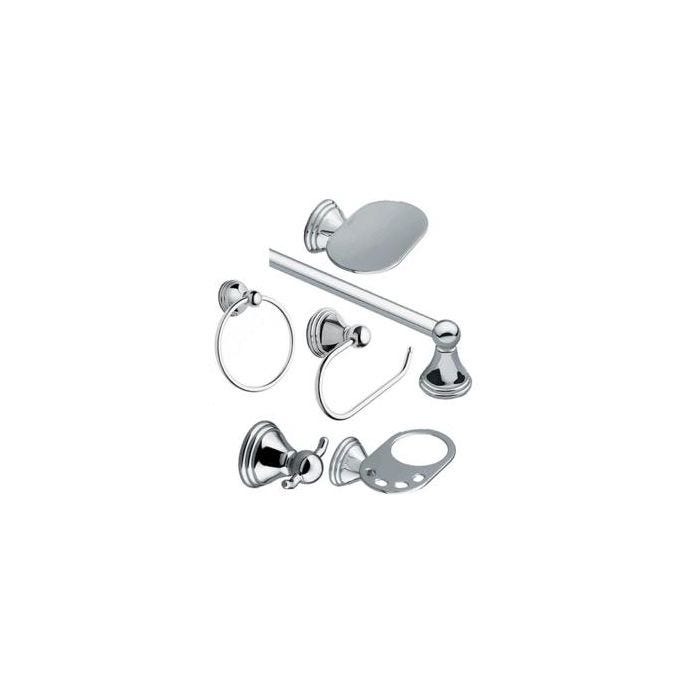 Juego de accesorios Prestón para baño cromo
