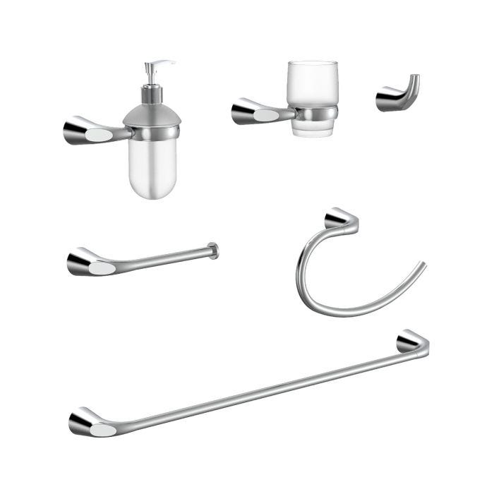 KIT de Accesorios Koral X6 Cromo Corona 