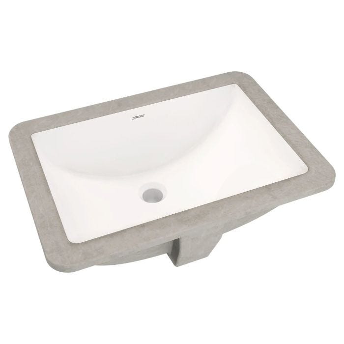 Lavabo Studio Rectangular de Bajocubierta 50 x 35 cm Blanco American Standard