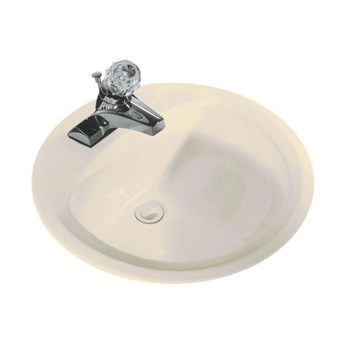 Lavabo Valencia para Llave de 4" o Monomando Hueso Corona