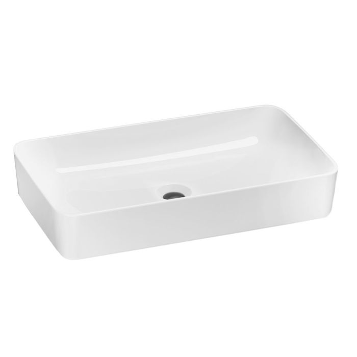 Lavabo Sobreponer sin rebosadero Alaska Blanco Helvex