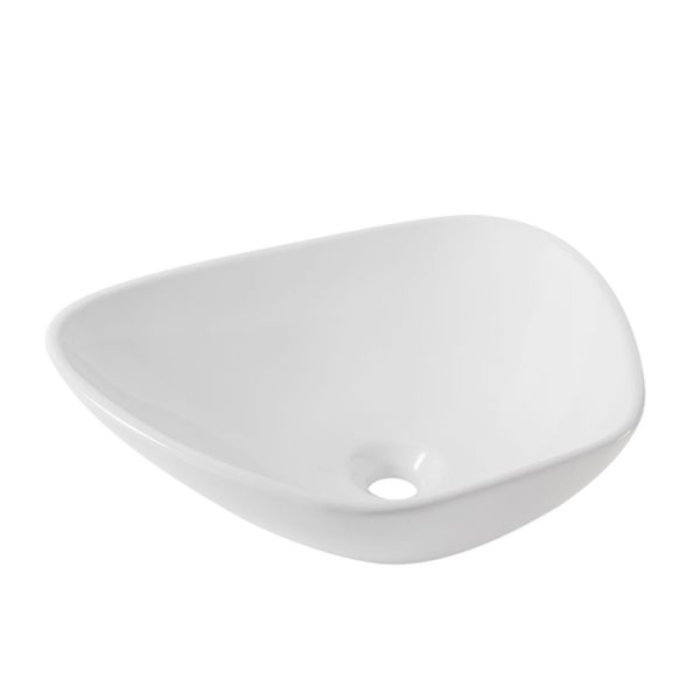 Lavabo Clap de Sobreponer Blanco sin Rebosadero