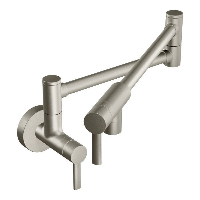 Llave Llenaollas de Pared para Cocina Modern Acero Inoxidable Spot Resist Moen