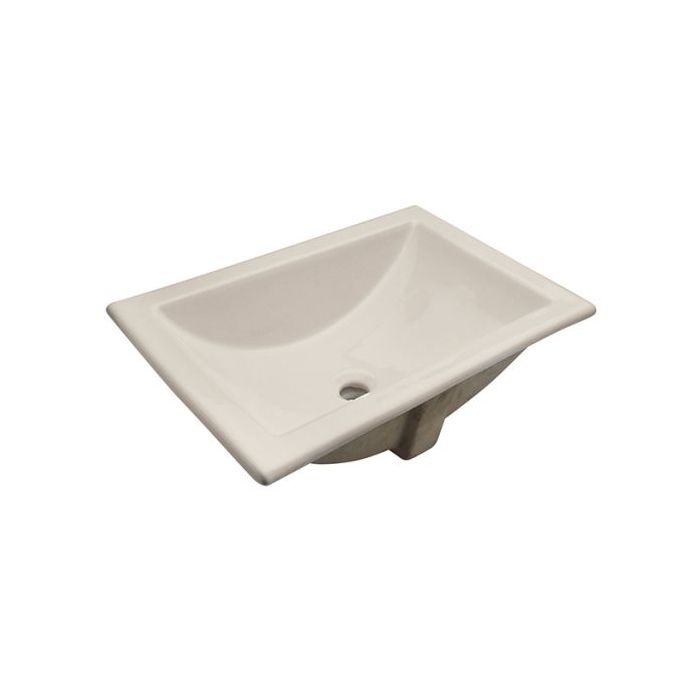 Lavabo Marcus Sobrecubierta Marfil con Rebosadero
